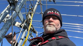 At 200 On A Ham Radio Tower On The Coast Of Maine [upl. by Notsyrb770]