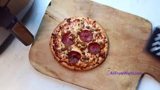 Air Fryer Frozen Personal Pizza with Time amp Temp [upl. by Ekihc]