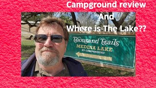 Thousand Trails Medina lake Campground Review  Where is The Lake [upl. by Theodore365]