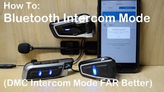 Cardo PACKTALKBOLD  Bluetooth Intercom Mode DMC Mode FAR better [upl. by Yasu]