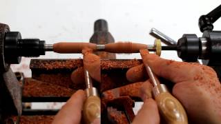 Woodturning for Beginners How to Turn a Pen  Glass Impressions [upl. by Aline]