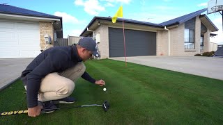 Overgrown Golf Green  Bentgrass Home Putting Green [upl. by Nerad]