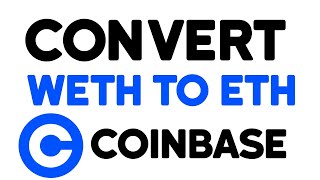 ➡️ How To Convert WETH to ETH in COINBASE Step by Step [upl. by Enineg]