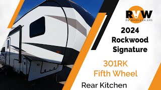 2024 Rockwood Signature 301RK Fifth Wheel WalkThrough [upl. by Ram]