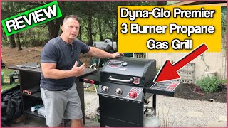 Dyna Glo Premier 3 Burner Propane Gas Grill Review [upl. by Brookner249]