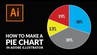 How To Create A Pie Chart in Illustrator [upl. by Acinoda]