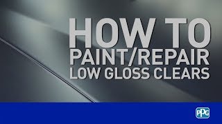 How to PaintRepair Low Gloss Clears [upl. by Sirromad]