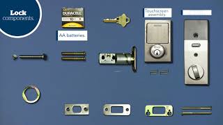 How To Install Your Schlage Sense™ Smart Deadbolt [upl. by Etnom]