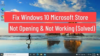 Fix Windows store not working [upl. by Janenna424]