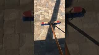 Dry Sanding Technique  For Pavers [upl. by Kolb]