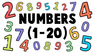 Numbers 1  20 in English  English Vocabulary [upl. by Chatav]