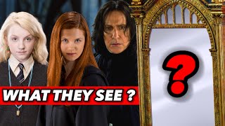 What Would These Harry Potter Characters See In The Mirror Of Erised  Snape Luna Ginny Weasley [upl. by Jerold]