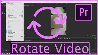 How to Rotate Video in Adobe Premiere Pro 2024 Update  Easy Tutorial [upl. by Oeramed200]