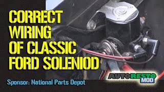 1964 to 1970 Ford Solenoid Wiring Episode 245 Autorestomod [upl. by Sacks]