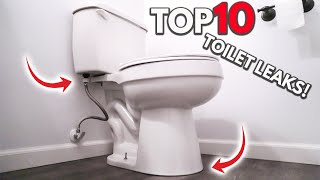 TOP 10 Common Reasons Why Your Toilet Leaks EXPLAINED Tips And Tricks DIY FIX How TO For Beginners [upl. by Elinet]