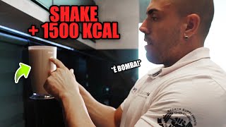 O shake mais anabolico do mundo 1500 kcal do SilvioMarcelReceitaFitness [upl. by Claud]