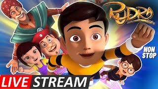 Rudra LIVE STREAM 🔴  The Magical Adventures  Fun Animated Show for Kids Rudra [upl. by Lirrad]