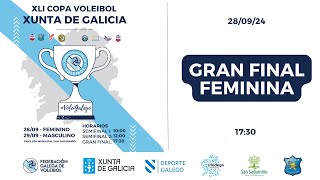 Copa Voleibol Xunta de Galicia 2024  Final feminina  CV Zalaeta vs Arenal Emevé [upl. by Tsai]