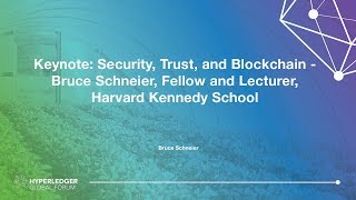 Keynote Security Trust and Blockchain [upl. by Sharyl]