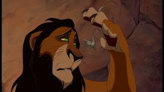 The Lion King 1994  First Scene of Mufasa vs Scar [upl. by Burkitt]