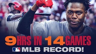 Reds’ Aristides Aquino becomes fastest to 9 career homers [upl. by Iain]