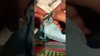 24L GM timing chain tensioner reset [upl. by Naellij347]