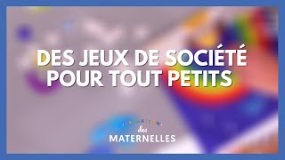 Des jeux de société pour les toutpetits  La Maison des maternelles LMDM [upl. by Ormsby]