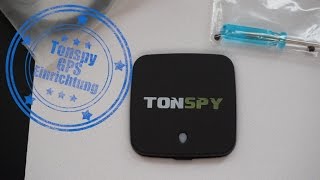 GPS Tracker Einrichtung  Installationsanleitung  Tonspy MINI GPS [upl. by Lledniw]