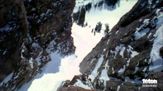 Snowboarder survives INSANE falls and massive avalanche [upl. by Euqinad]