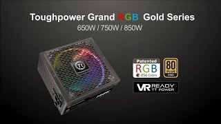 Thermaltake Toughpower Grand RGB Gold Power Supplies Introduction [upl. by Barty]