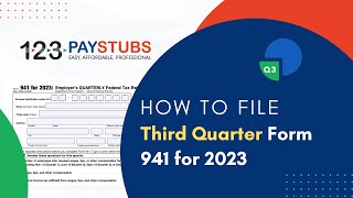 How To File IRS Form 941  Simple stepbystep Instructions [upl. by Eissehc]