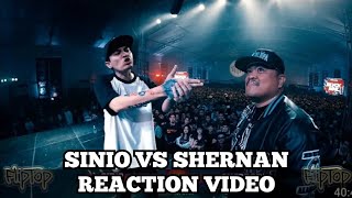 FlipTop  Sinio vs Shernan PRODUCER REACTION [upl. by Bettina234]