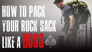 How to Pack Your Ruck Sack Like A BOSS  Get Selected  SOFLETE [upl. by Iaverne908]