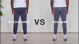 Sweatpants vs Joggers  Whats The Difference [upl. by Odey]