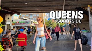 New York City Virtual Walking Tour  QUEENS  Sunnyside Queens NYC Walking Tour in Summer 2023 [upl. by Aneis581]