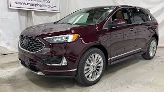 2024 Ford Edge Titanium Elite Review  LUXURY EDGE [upl. by Nnylhtak]