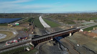 HS2 Princes Risborough Line Overbridge [upl. by Aydne]