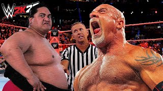 FULL MATCH  Goldberg vs Yokozuna WWE 2K24 [upl. by Christos]