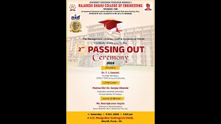 JSPMs Rajarshi Shahu College Of Engineering  2nd Passing Out Ceremony 2024 [upl. by Inah]