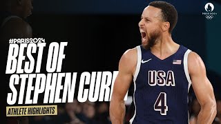 ALL of Steph Currys 3pointers at Paris2024  Athlete Highlights [upl. by Kally]