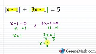 Solving Advanced Absolute Value Equations [upl. by Florry497]