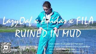 Tracksuit girl in her FILA sneakers playing in mud  Muddy Girl  WAM [upl. by Cook]