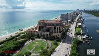 LOGGERHEAD PARK  HOLLYWOOD  FLORIDA  4K DRONE FOOTAGE [upl. by Hcirdeirf]