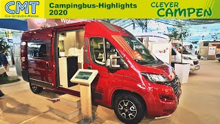 Die CampingbusHighlights der CMT 2020 Stuttgart  ReviewVorstellungMesse  Clever Campen [upl. by Sebbie]