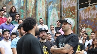 The Arena  Dizaster vs Edd Abbas First Official Arabic Rap Battle MobaRap [upl. by Yttisahc]