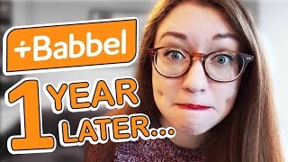 Do I remember Babbel vocab after 1 year Babbel Vocabulary Review Manager Demo [upl. by Checani]