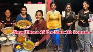 iPhone 16 Pro Max konnanduku party mutton biryaninatukodi eggs curry sambar Cherry Sathakshi [upl. by Staley833]