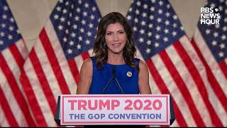 WATCH Gov Kristi Noem’s full speech at the Republican National Convention  2020 RNC Night 3 [upl. by Ringe]