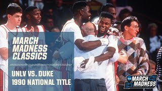 UNLV vs Duke 1990 National Championship  FULL GAME [upl. by Giavani]