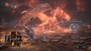 Dark Souls 3 Ringed City dlc Summon Amnesic Lapp and Slave Knight Gael 3rd Bonfire [upl. by Leiuqeze]